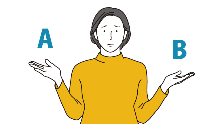 対応に困っている女性の様子
